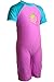 H2O Strawberry Sunsafe UPF40+ Girls and Babies All In One Piece Suit - Pink - 6/12 Months