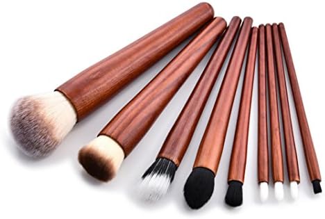 2018 Pro Makeup Brush Sets, GreatestPAK 9Pcs Foundation Powder Eyeshadow Eyeliner Lip Brush Tool (A)