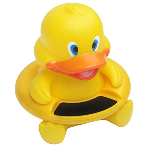 Umiwe(TM) Yellow Duck Safety Baby Bath Floating Toy and Water Temperature Thermometer Sensor Tool With Umiwe Accessory