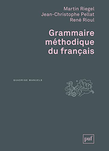 Download Grammaire méthodique du français Download Grammaire méthodique du français