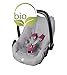 Produktbild ByBoom® - Sommerbezug, Schonbezug für Babyschale aus 100% BIO-Baumwolle, Universal für z.B. Maxi-Cosi, CabrioFix, Pebble, City SPS, Farbe:Grau