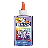 Brand New Item Elmers Transparent Colored Liquid Glue 5oz-Purple