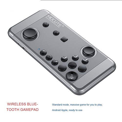 Preisvergleich Produktbild DUCKTOYS Drahtloser Spielcontroller, tragbarer Joystick wiederaufladbarer Bluetooth-Controller, kompatibel mit Android / Smartphone / PC / TV-Box,Gray