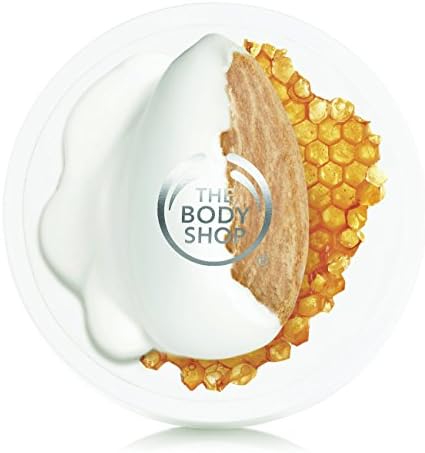 The Body Shop Almond Milk & Honey Body Butter, for Sensitive, Dry Skin, 6.9 oz.