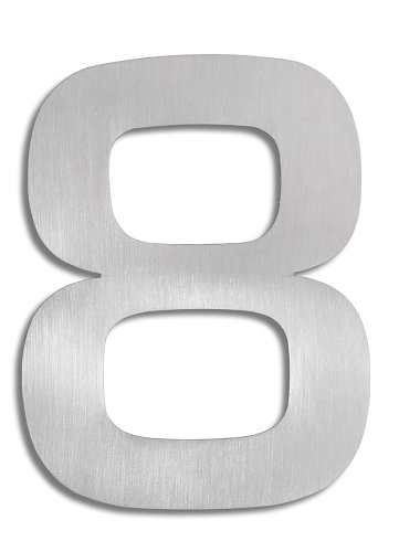 Preisvergleich Produktbild Blomus 68191 Hausnummer 8 Signo, Edelstahl