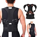【Alta calidad y Cómodo】Corrección de Postura hecho de alta calidad y del algodón respirable con las costuras rígidas, el material del producto seleccionado es seguro y no tiene ningun olor, no causará daño a su cuerpo; Al mismo tiempo, la comodidad del producto asegura que no estimule la piel.