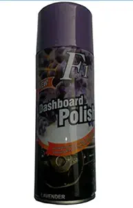 F1 Dash Board Polish Car Dashboard Wax Acrylic Spray for Leather Seat/Plastic/Rubber/Tyres (Lavender Fragrance)