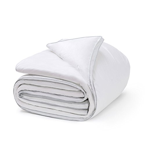 Sancarlos Platinum - Relleno nórdico, 100% Plumón de oca seleccionada de pluma 100% natural, Densidad 300 g, Blanco, Cama 150 - 240 x 220 cm