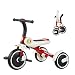 Produktbild Car toy model Kinder-Dreirad-Pedalfahrrad, faltbares tragbares Fahrrad, Lauflernhilfe für Babywaage im Freien/Innen