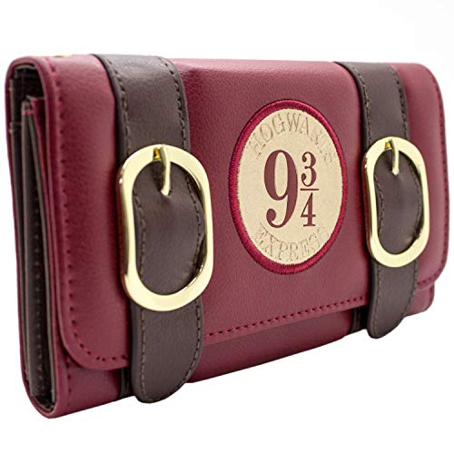 Preisvergleich Produktbild Harry Potter Hogwarts Express Schnalle Rot Portemonnaie Geldbörse
