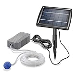 In minutenschnelle Einsatzbereit, ohne dass man dabei Werkzeug benötigt. Einfach die Pumpe mit dem Solarmodul und Luftschlauch verbinden - fertig!
