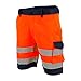 Produktbild KREXUS Herren Arbeitshose Shorts Kurze Warnschutzhose Orange Gr. 3XL CE EX0021_3XL
