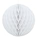 Produktbild 9 x Weiß Wabenbälle Papier Waben Honeycomb Balls Dekoration - 20cm