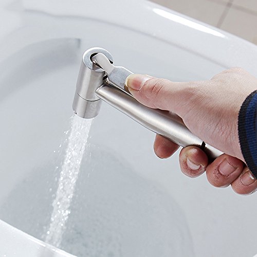 Vejaoo Edelstahl Spritze Shattaf, Hand gehalten Bidet Sprayer Dusche Set für WC