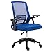 Produktbild Ergonomische Drehstühle für Büroschlafzimmer Erwachsene Schreibtischstühle mit 90 ° drehbarer Armlehne 42-50 cm Höhenverstellbar