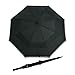 Produktbild Doppler Golf Reflex Automatische belüftet Golf Regenschirm mit Reflektionsstreifen – Schwarz