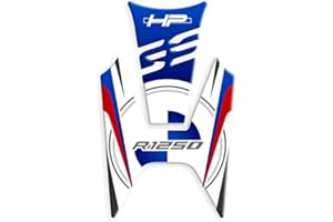 AZGRAPHISHOP Protège-réservoir en résine 3D compatible avec BMW R 1250 Logo Style GS GP-666 (HP)