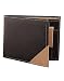 Mtuggar Black & Beige Textured Grainy Card Coin Pocket Men
