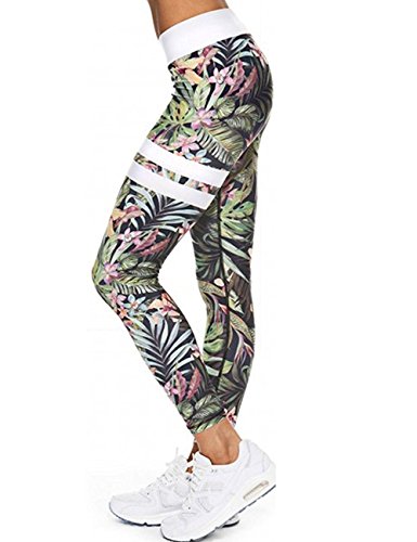 LaLaAreal Mallas Deportivas Mujer Leggins Yoga Pantalon Elastico Cintura Altura Polainas para Running Pilates Fitness