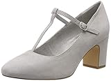 T-Strap Tamaris Damen 1-1-24432-22 200 Mary Jane Halbschuhe, Grau (Grey 200)), 42 EU