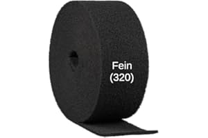 FARBMANUFAKTUR CONTURA NUR DAS BESTE FÜR IHR HOLZ Contura Schleifvlies Rolle 1000mm Schleifmatte fein - 320 Körnung Schleifpapier Edelstahl Holz Metall Lack