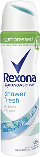 Rexona Deospray Shower Fresh Anti-Transpirant Compressed, 6er Pack (6 x 75 ml)