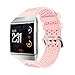 Produktbild Uhrenarmband Für Fitbit Ionic, ESAILQ Leichtes, perforiertes Silikon-perforiertes Zubehör Sportbänder für Fitbit Ionic, 130-230mm (Rosa)