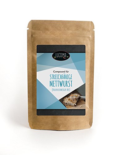 Preisvergleich Produktbild Mettwurst Compound - 24 Gramm. Gewürzmischung für Küchenmaschinen von Lucoma – Wurst einfach selbermachen – Ran an die Wurst!