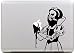 Produktbild NetsPower® Cartoon Abbildung Entwurf II Vinyl Decal Sticker Abziehbild Abziehbilder Aufkleber Power-up Kunst Schwarz für Apple MacBook Pro/Air 13" 15" Zoll - Schneewittchen 1