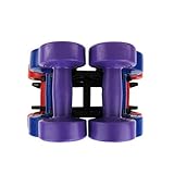 Cada mancuerna tiene un acabado de vinilo antideslizante para una mayor seguridad y facilidad de uso. Perfecto para caminar con fuerza, aeróbic, yoga y pilates, así como tonificación muscular y desarrollo.