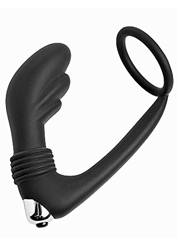 Preisvergleich Produktbild Master Series 5-Inch Prostatic Play Nova Silicone Cockring and Prostate Vibrator