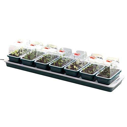 spécification LOT DE 7 MINI SERRES CHAUFFANTES SUPER 7 - GARLAND - 76 X 18,5 X 15