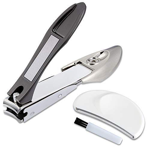 hfun Copa Uña Pie péducure con lima de uñas de acero inoxidable