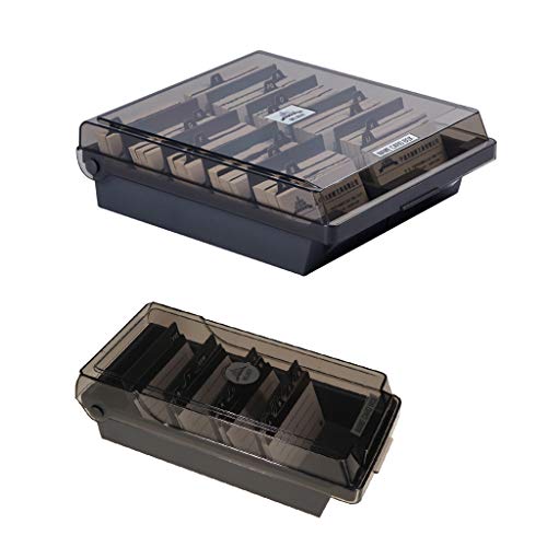 Preisvergleich Produktbild Baoblaze 2 X Visitenkarten-Box Visitenkartenhalter, Karteikasten