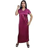 Indiatrendzs Women Satin Nightwear Pink 4pc Set Honeymoon Nighty, Robe, Top & Pajama