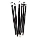 Imported 6pcs Eye Makeup Brushes Eyeshadow Eyeliner Eyebrow Nasal Brush Set - Black RS.210.00