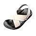 Produktbild 2018 Sommer Neue Strandschuhe Kleinkind Kinder,Absolute Baby Mädchen Jungen Hohlen Sandalen Casual Hausschuhe Slip-On Clogs Mode Pantoletten PU Slipper für 1-6 Jahr (3.5-4 Jahr, Weiß)