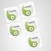 Produktbild NFC Tags 5 Sticker | NFC Aufkleber Tag | Für alle NFC Smartphones