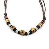 .Kettenlänge: individuell einstellbar durch Schiebeknoten (ca.40cm - 70cm)