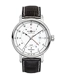 Zeppelin Herren-Armbanduhr Nordstern Analog Quarz Leder 75461