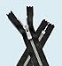 Produktbild 36 Zipper ~ YKK#5 Excella Nickel Zipper Closed Bottom ~ 580 Black (1 zipper/pack) by YKK#5 Excella Nickel Zipper Closed Bottom