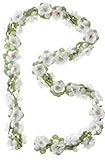 Anwendung: Verschiedene Basil Blumengirlande Flower Garland, weiß, One Size, 50182