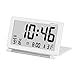 Produktbild Magic Sea Wecker/LCD Ultradünne Flip Reise Elektronische Tischuhr/Klappbare Stille Mode Portable Thermometer Uhr,White
