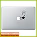 Produktbild "Lustiger Wurm " Aufkleber Sticker für Macbook Air 11 13, Macbook skin 13, 15, 17 Zoll inch Apple Notebook Aufkleber ohne Hintergrund Tattoo Vinyl PEGATINA Apple Mac Hintergrund