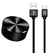 Produktbild USB C Kabel Aufrollbar Typ C Ladekabel Ausziehbar, USAMS Einziehbar bis 1M Type C Datenkabel für Samsung Galaxy S9 +/S9 S8 plus/S8 Note 8 A3 A5 A7 2017, LG G5 G6 V20 V30, Huawei P9/P10/P20 honor10/8/9 Mate 9 10, Sony Xperia XZ, HTC 10/U11 (USB C, Schwarz)