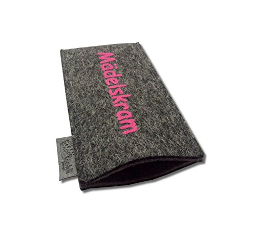 Pillenetui/Pillenhülle aus Wollfilz „Mädelskram“ - 2