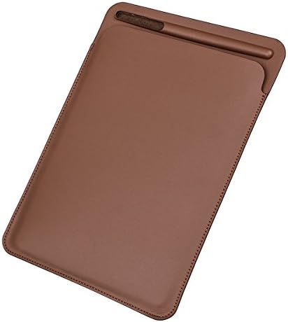 iPad Pro 10.5 Sleeve Case,Portable Elegant Ultra Slim PU Leather Protective Cover Case Bag with Apple Pencil Stylus Slot Holder for Apple ipad Pro 10.5 Inch 2017 Model (ipad pro 10.5 inch, Brown)