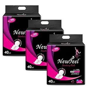 Pretty soul Sanitary Pads New Feel 310mm XXL Sanitary Napkins for Women & Girls (1)