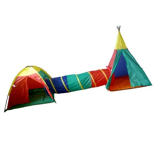 Kids Play Tents And Tunnel Set - Indoor Outdoor Fun Kids Play Tents And Tunnel Set - Indoor Outdoor Fun