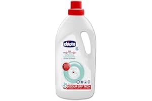 Artsana Chicco Baby Protection Waschmittel Desinfektionsmittel für Baby- und Familienkleidung, beseitigt Gerüche, 0+ Monate - 1,5 l